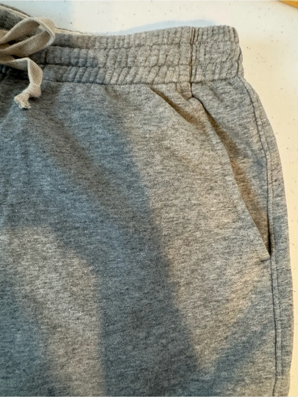 J. Crew Men's Heather Gray Drawstring Athletic Shorts Medium NWT